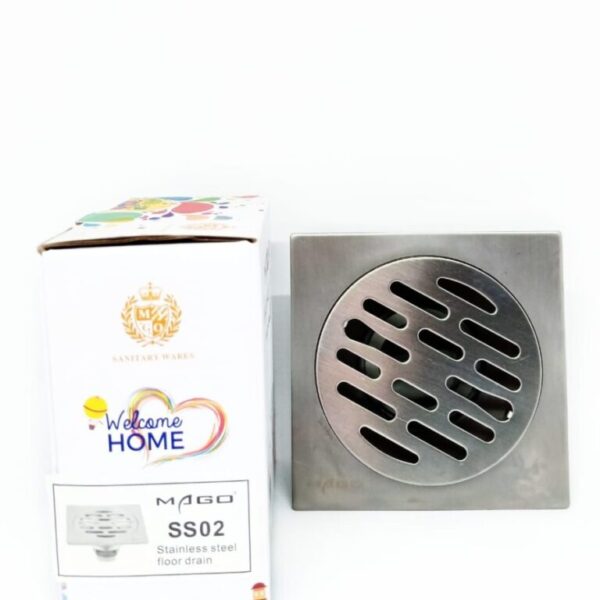 Mago SS02 Floor Drain Stainless Steel